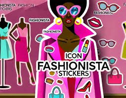 Icon Fashionista Stickers